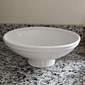 Sonoma Classic White Footed Decorative Bowl